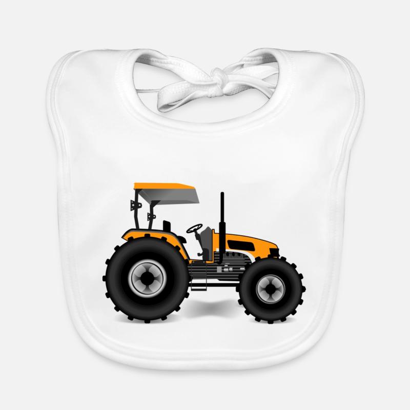 tractor Organic Baby Bibs