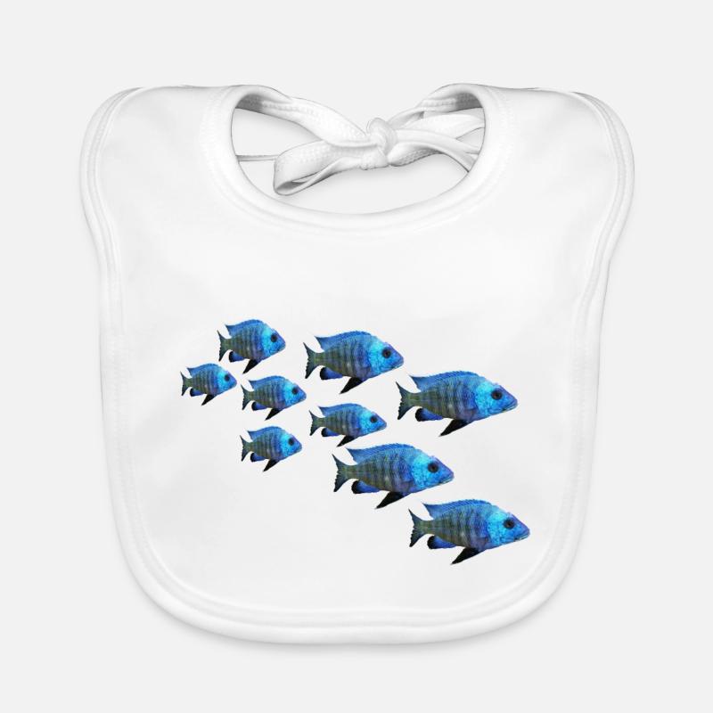 poisson perche mérou mérou perche Bavoir bio Bébé