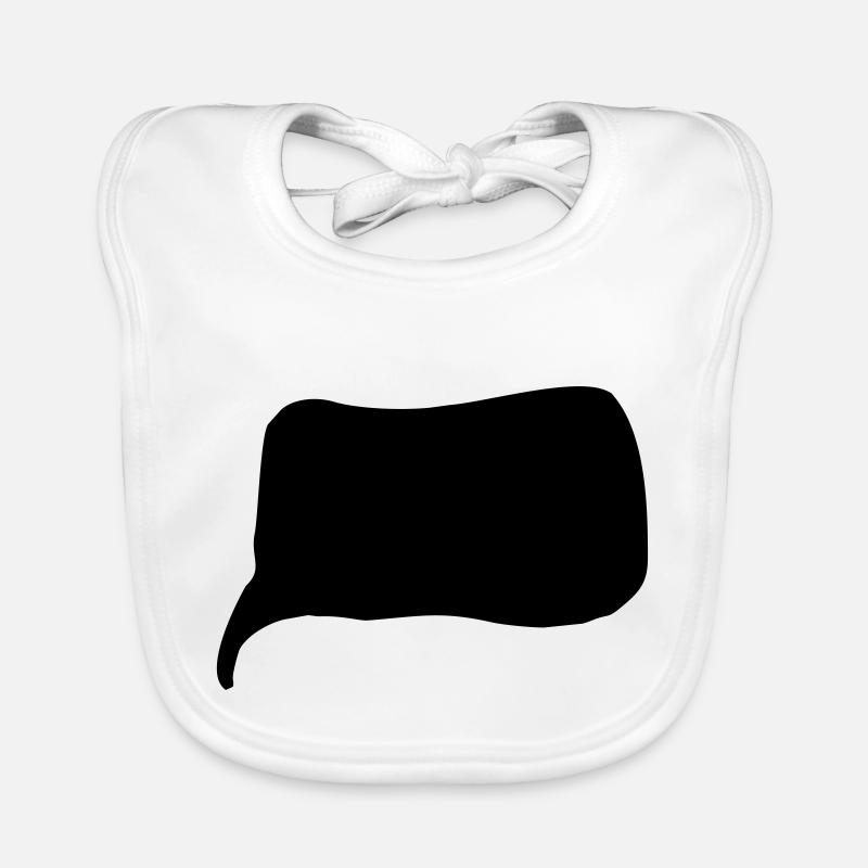 Sprechblase Baby Bio-Lätzchen