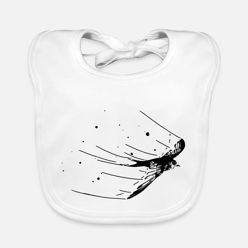 Mauersegler Baby Bio-Lätzchen