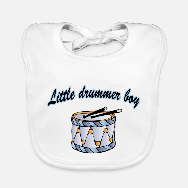 little drummer boy Bavoir bio Bébé