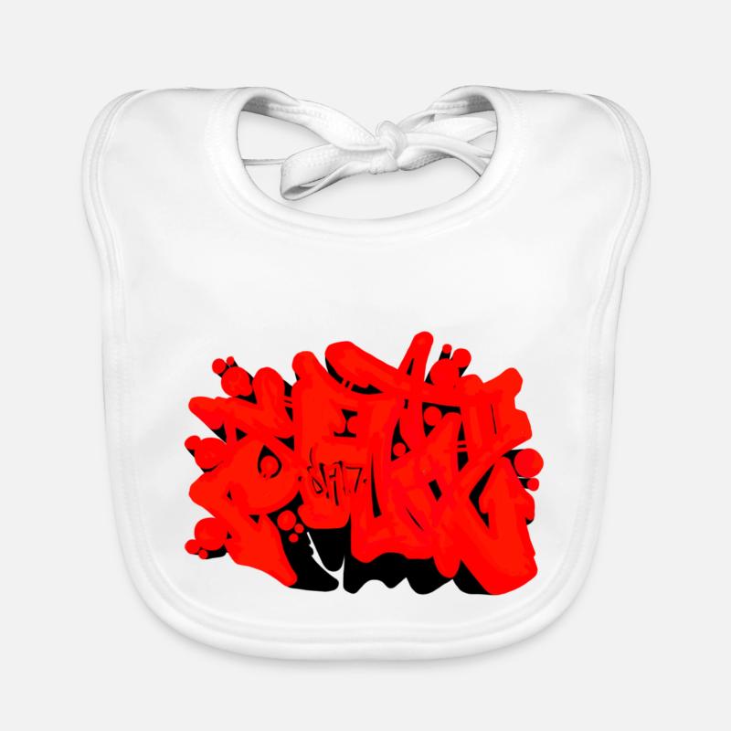 SAD Graffiti Baby Bio-Lätzchen