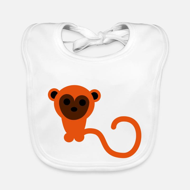 Monkeys Organic Baby Bibs