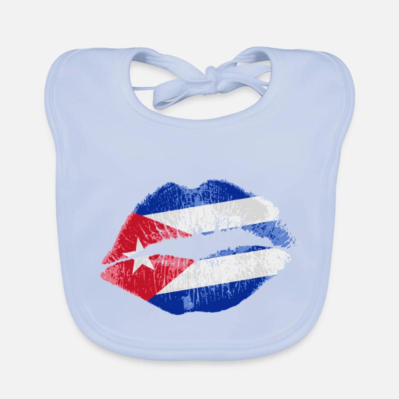Kiss (Cuba) Organic Baby Bibs