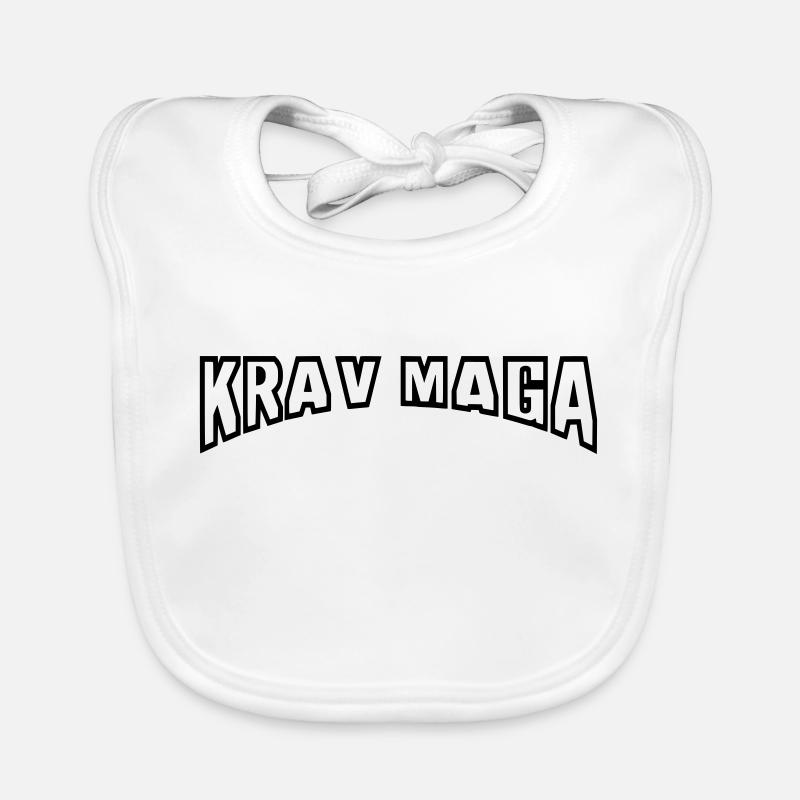 krav maga bow Organic Baby Bibs