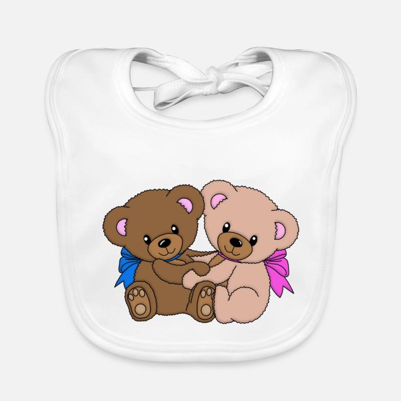 Teddybären Baby Bio-Lätzchen