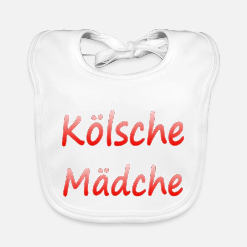 Kölsche Mädche - Karneval Kölle Alaaf Baby Bio-Lätzchen