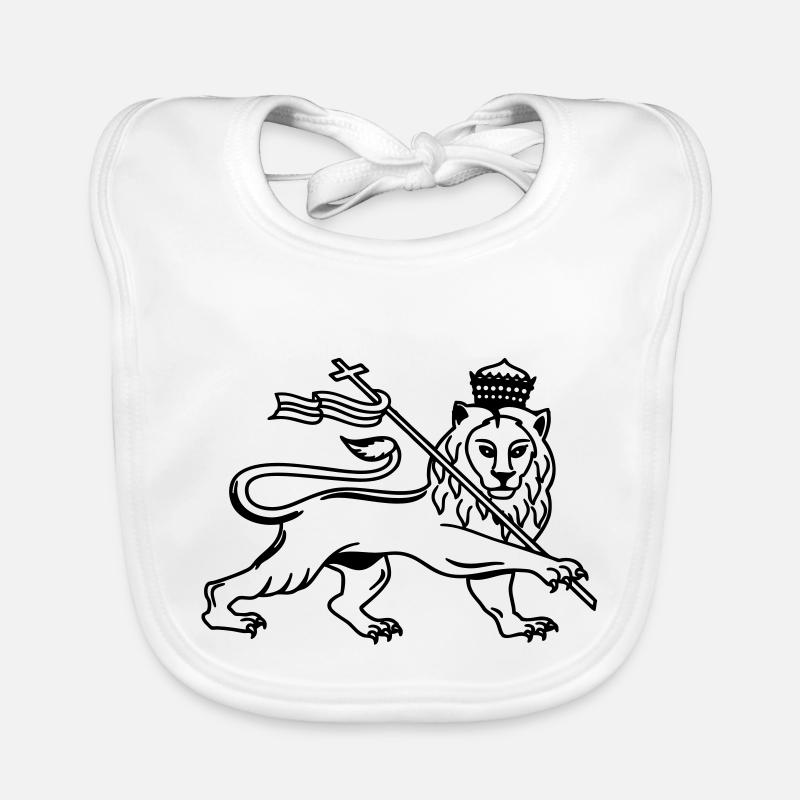 Reggae lion eu Organic Baby Bibs