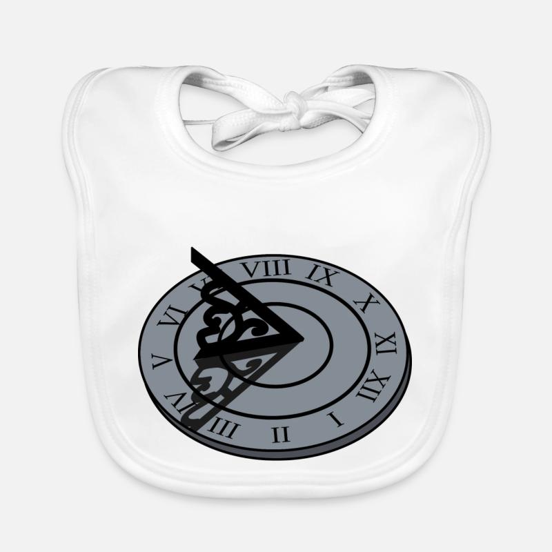 clock time clock time hourglass hourglass140 Organic Baby Bibs
