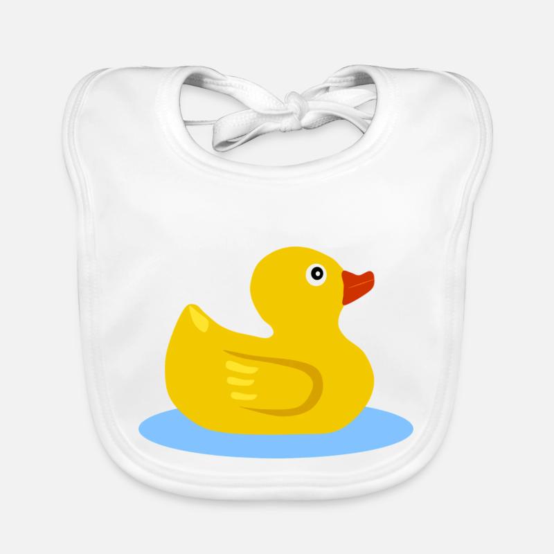 rubber duck Organic Baby Bibs