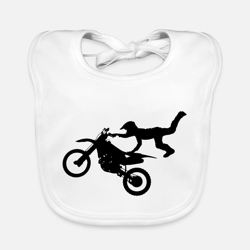 Motorcross Baby Bio-Lätzchen