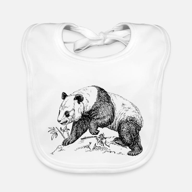 ours panda Bavoir bio Bébé