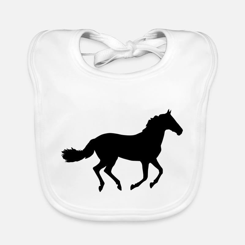Pferd Baby Bio-Lätzchen