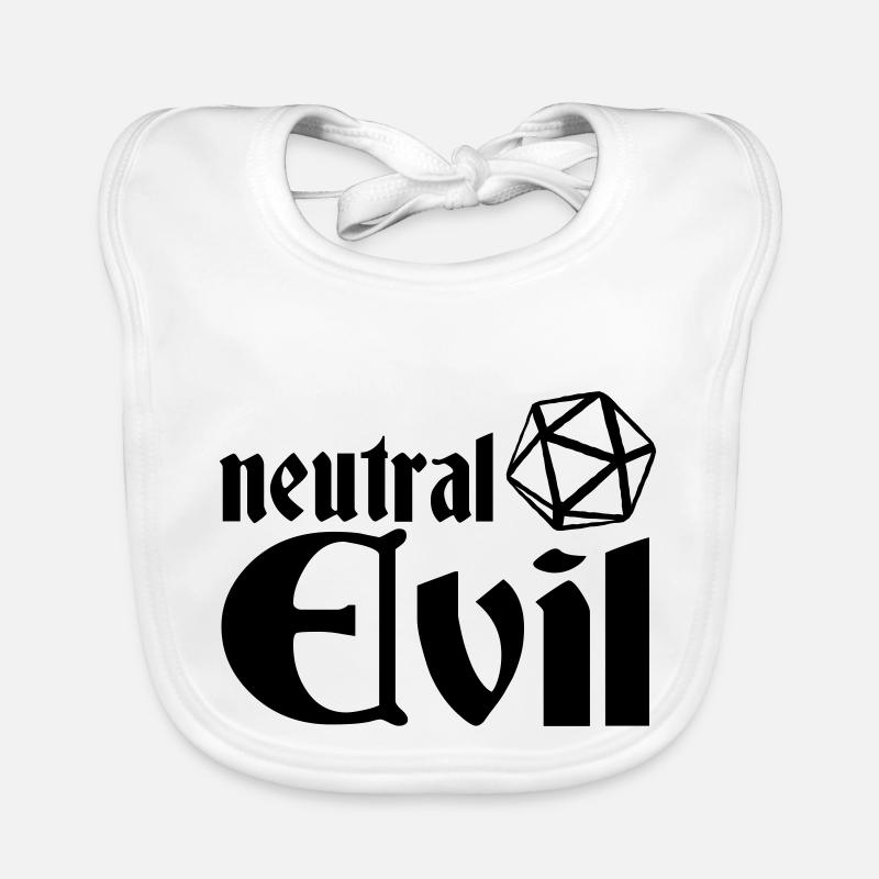 neutral evil Organic Baby Bibs
