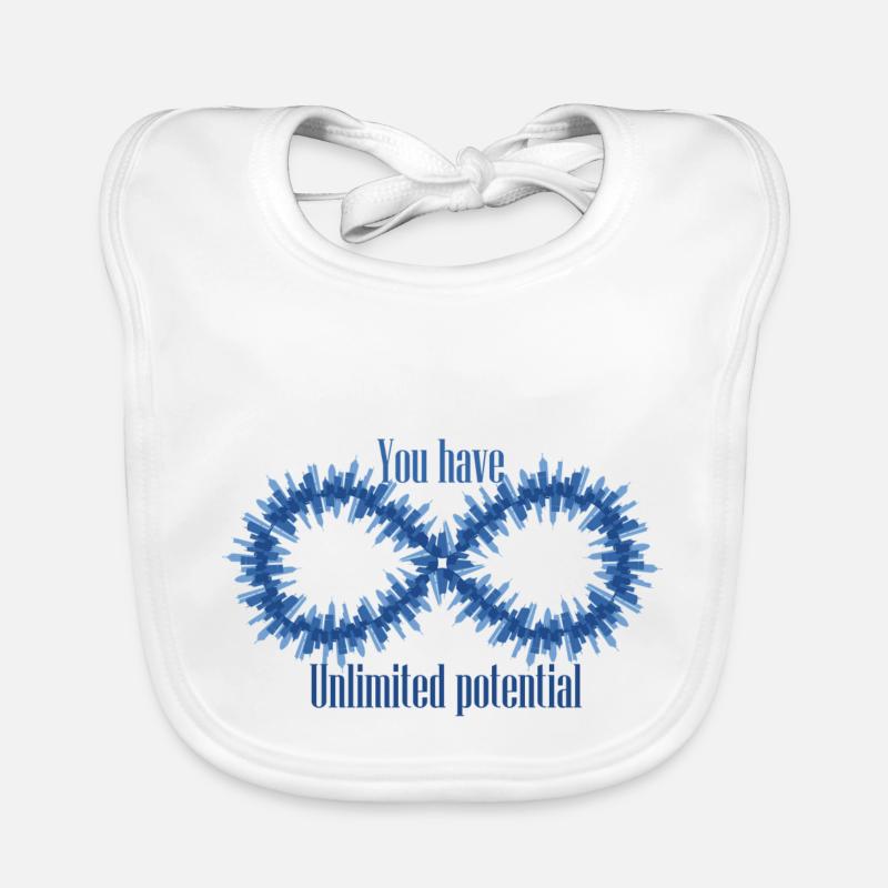 You have unlimited potential Organic Baby Bibs