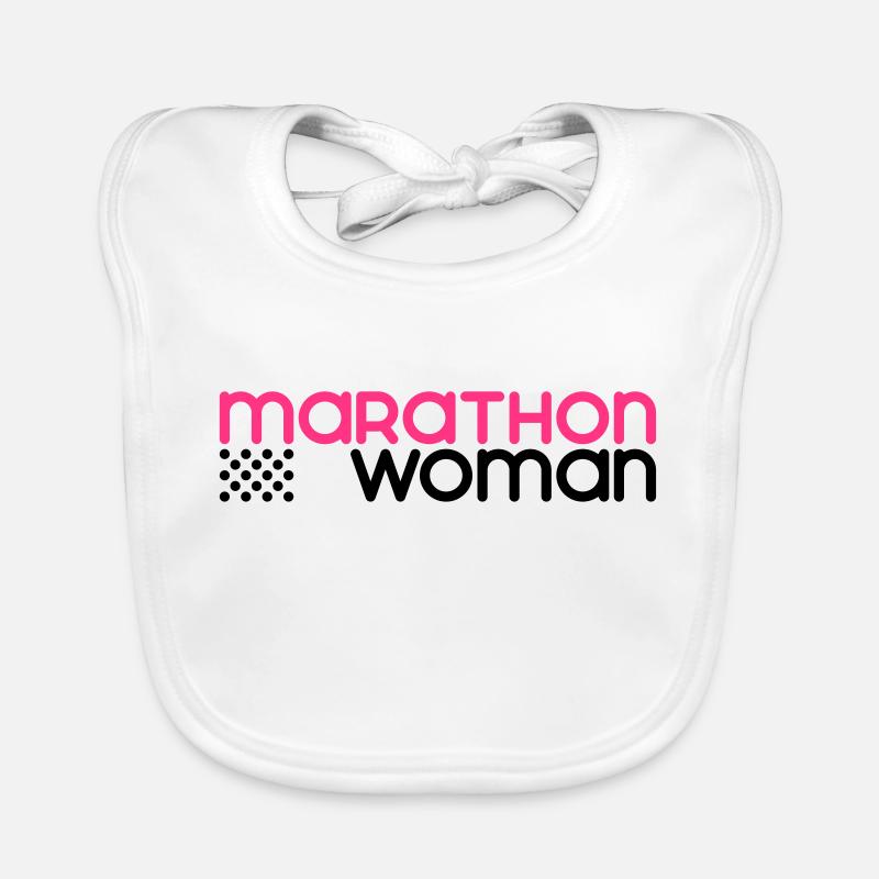 Marathon Woman - Customizable Organic Baby Bibs