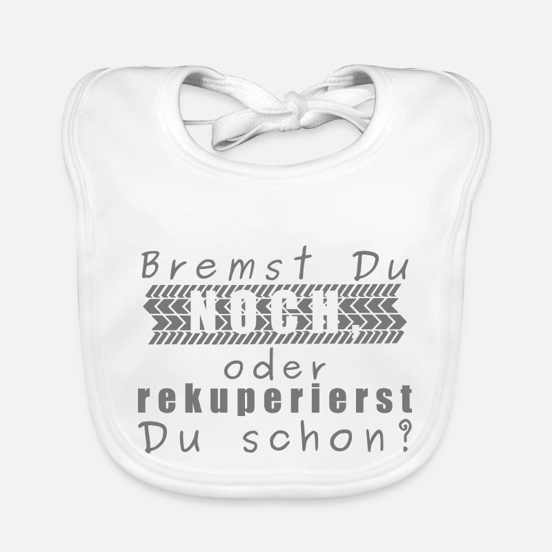 E Auto Bremst Du noch oder rekuperierst du schon? Baby Bio-Lätzchen