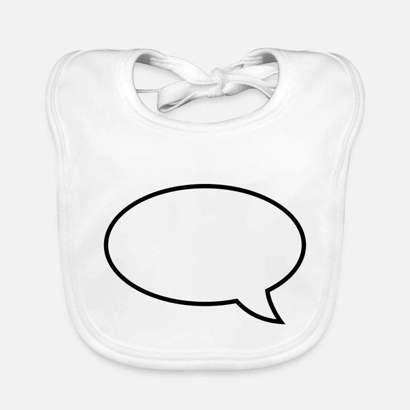sprechblase__f1 Bavoir bio Bébé