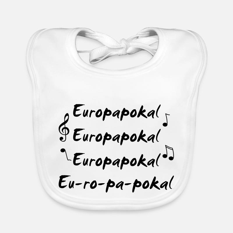 Monochrome Coupe d'Europe Bavoir bio Bébé