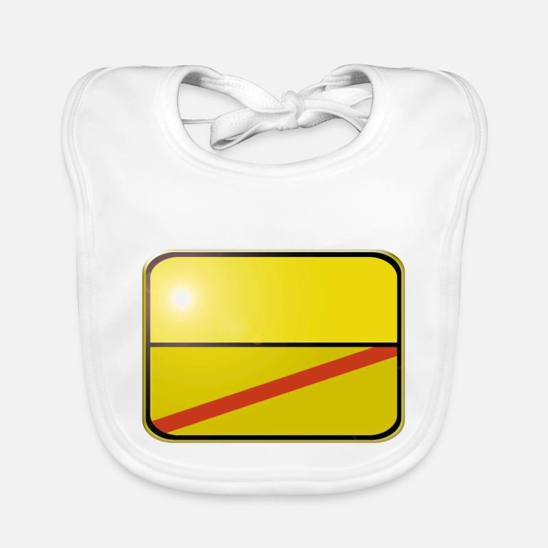 Blank signpost Organic Baby Bibs