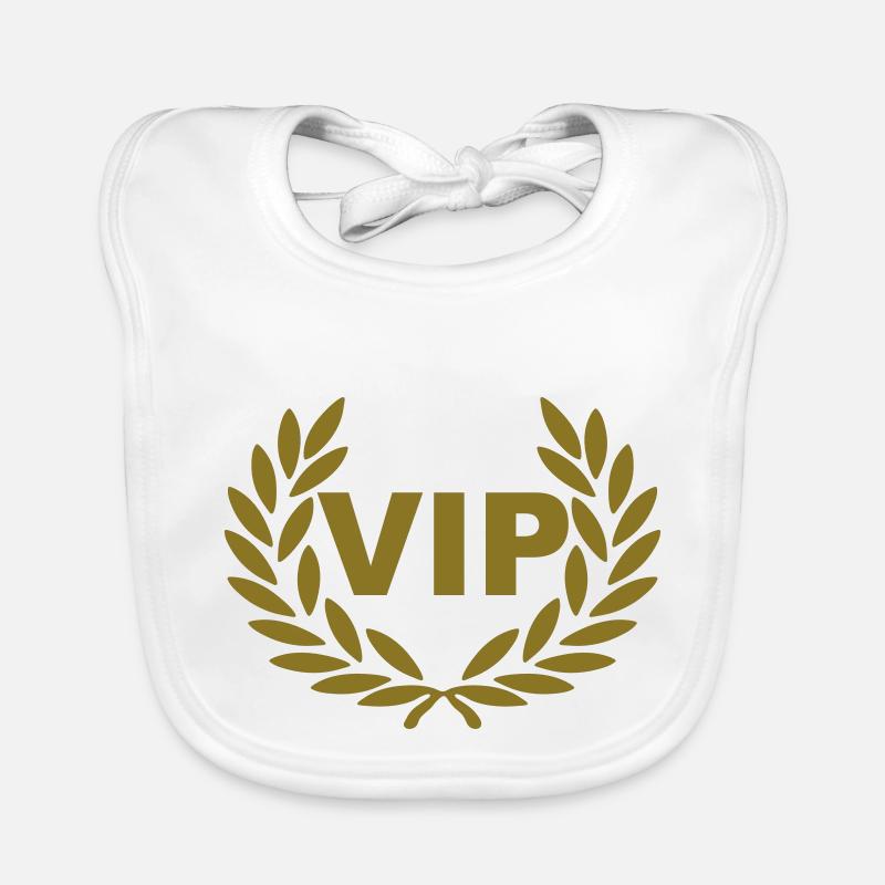 vip Laurel crown Organic Baby Bibs