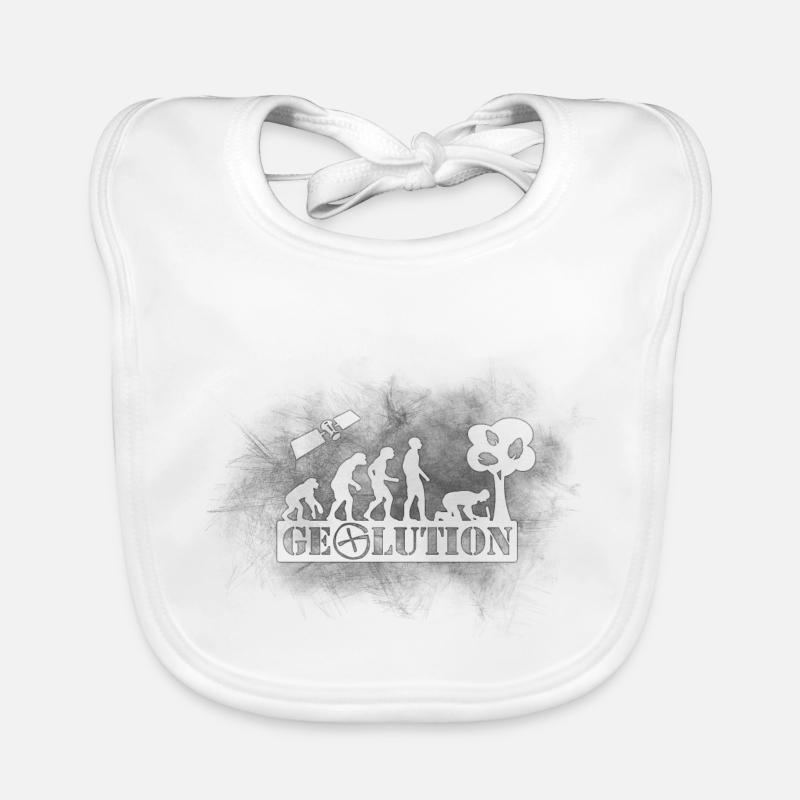 Geolution-dark-grunge Baby Bio-Lätzchen