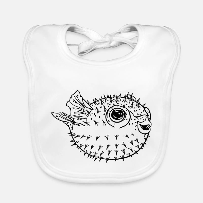 poisson globe Bavoir bio Bébé
