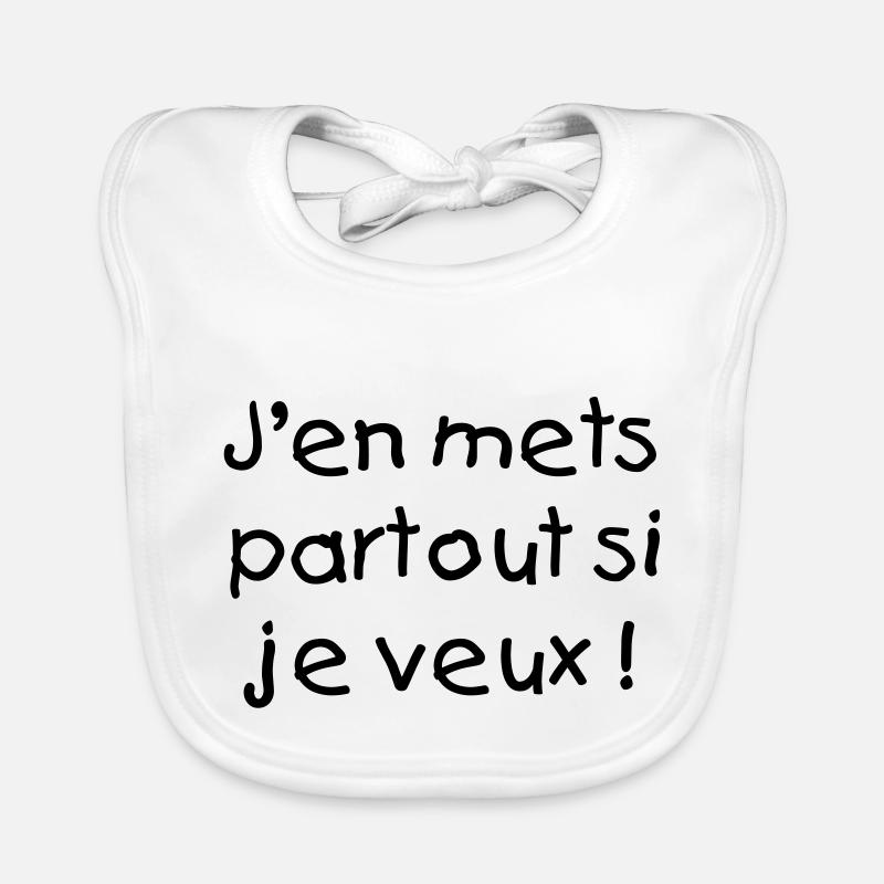 Je m'en mets partout Bavoir bio Bébé