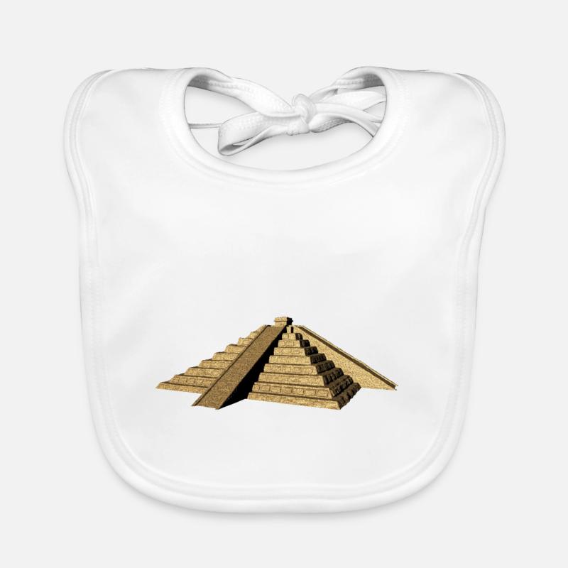 maya or de la pyramide Bavoir bio Bébé
