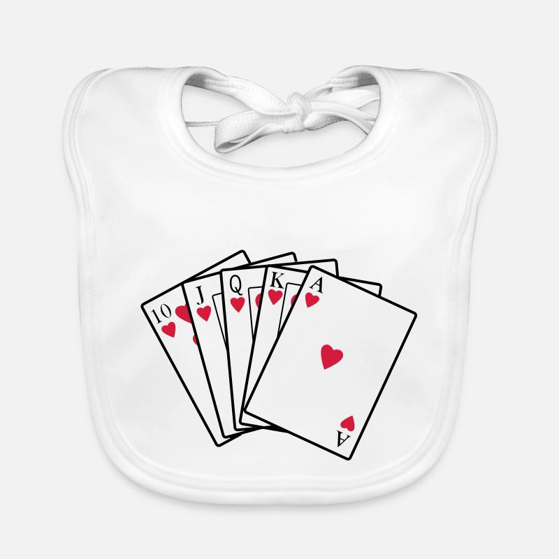 royal flush Baby Bio-Lätzchen