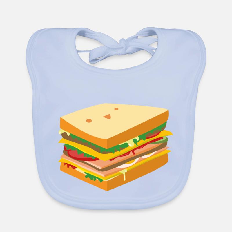 Süßes Sandwich Baby Bio-Lätzchen