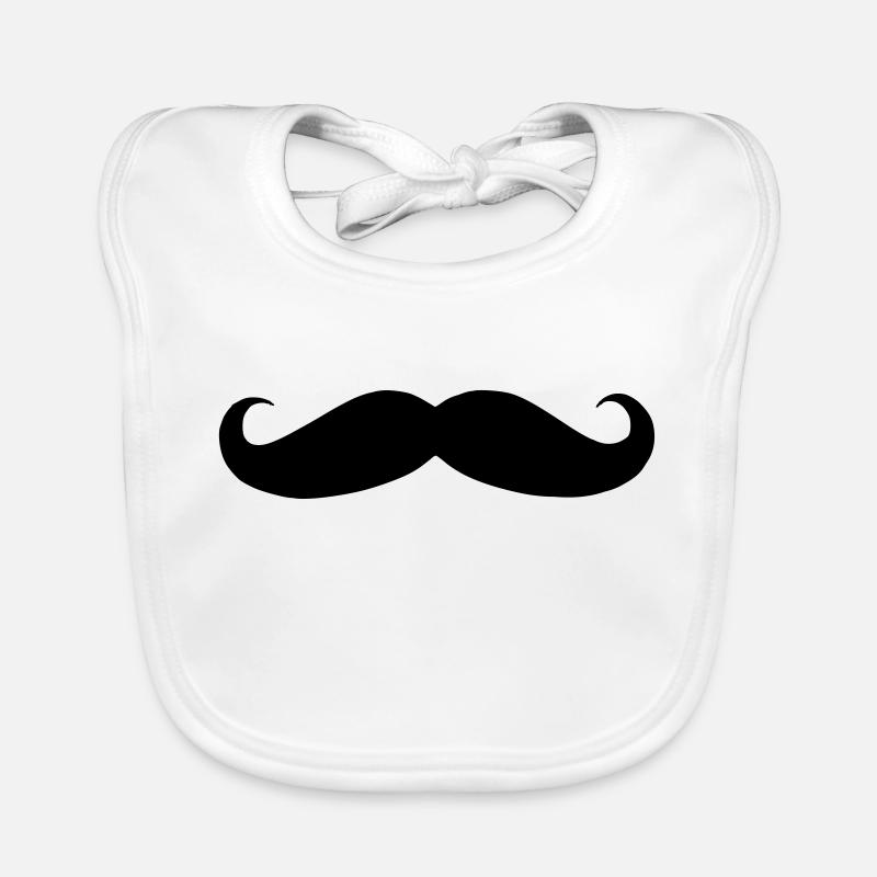 mustache Organic Baby Bibs