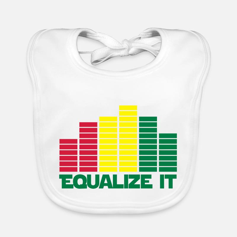 equalizer music Bavoir bio Bébé