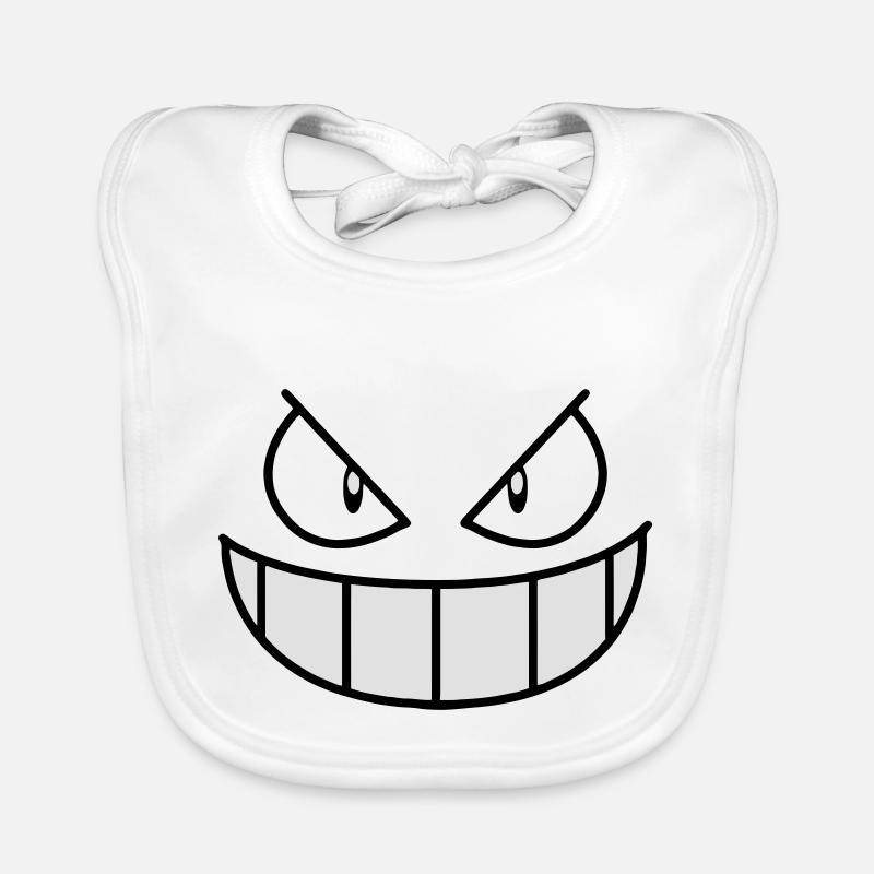 Gengar Gesicht Baby Bio-Lätzchen