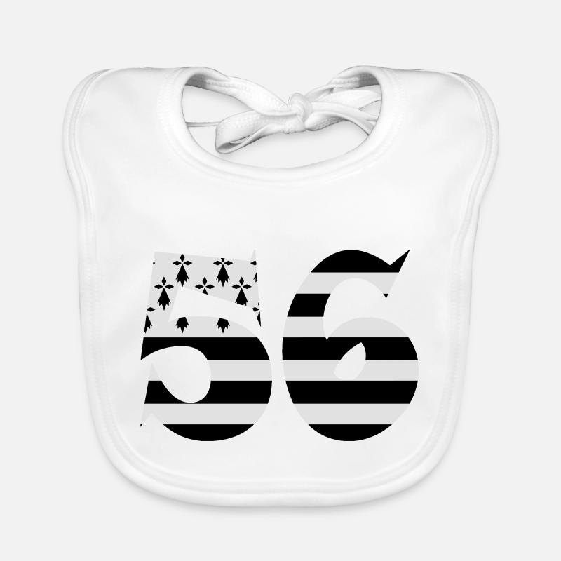 56 Bretagne drapeau Bavoir bio Bébé