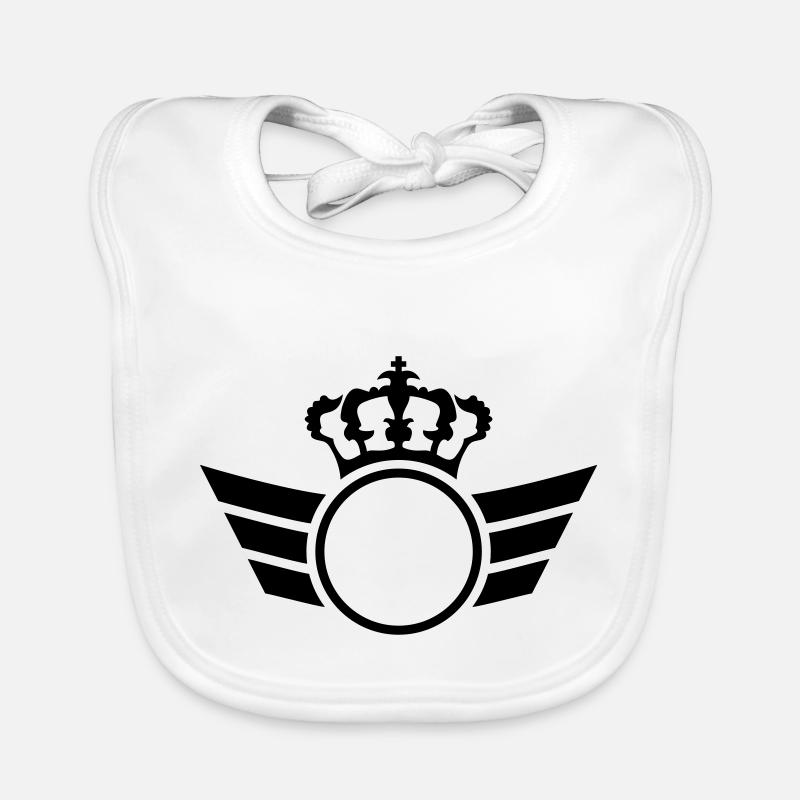 Crown Logo Bavoir bio Bébé