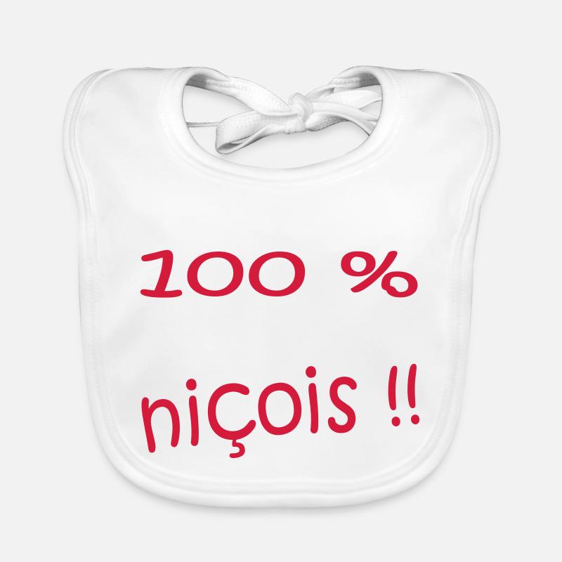 100 % nicois Bavoir bio Bébé