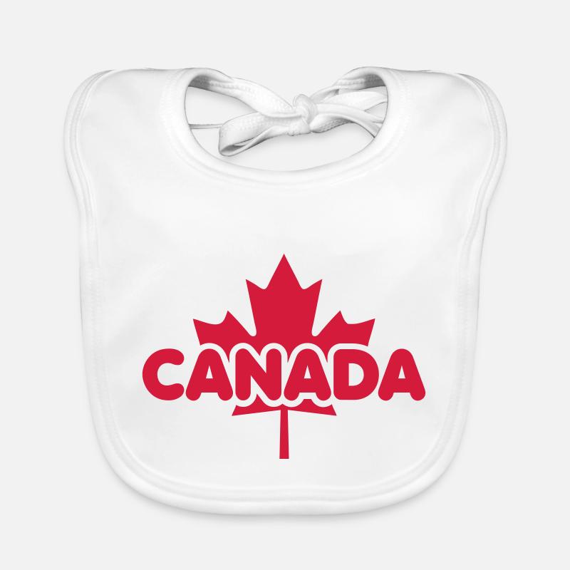 CANADA Maple Leaf Baby Bio-Lätzchen