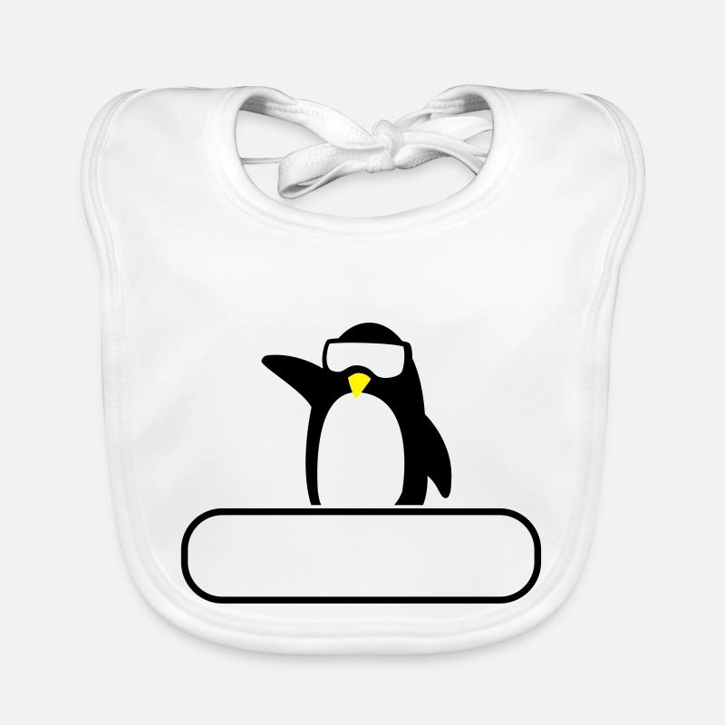 Ski instructor Organic Baby Bibs