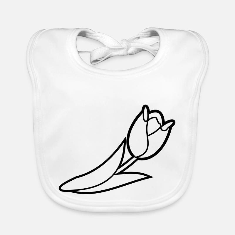 Blumen: Tulpe Organic Baby Bibs