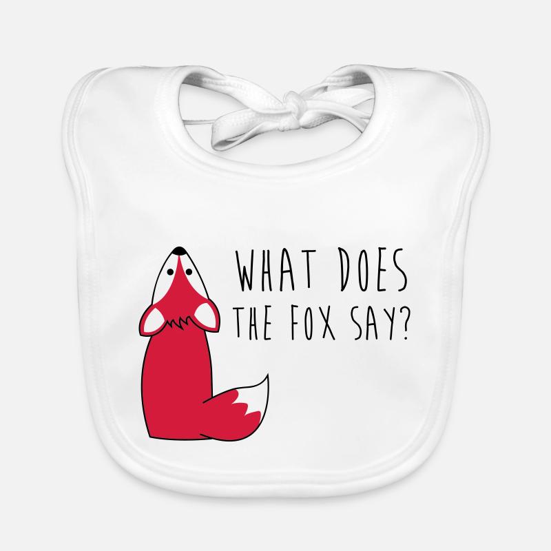 What does the fox say? Baby Bio-Lätzchen