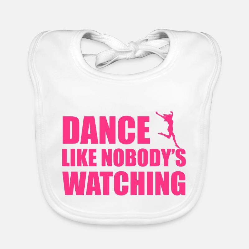Dance - Bavoir bio Bébé - blanc