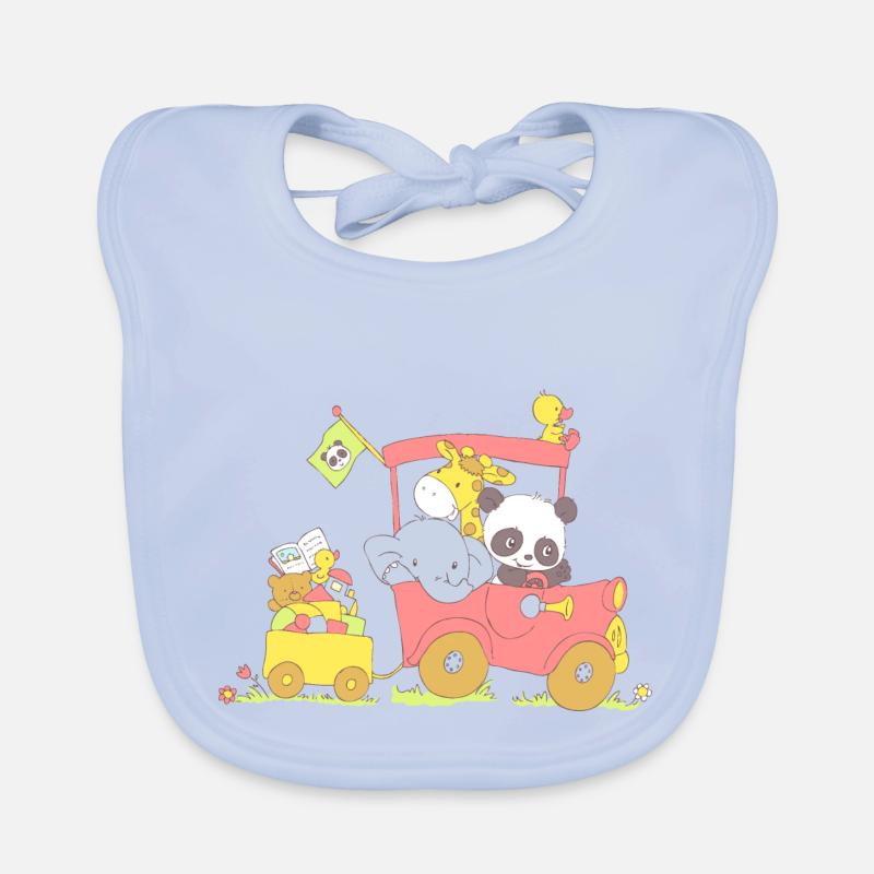 Hey little Panda where are you going? Organic Baby Bibs