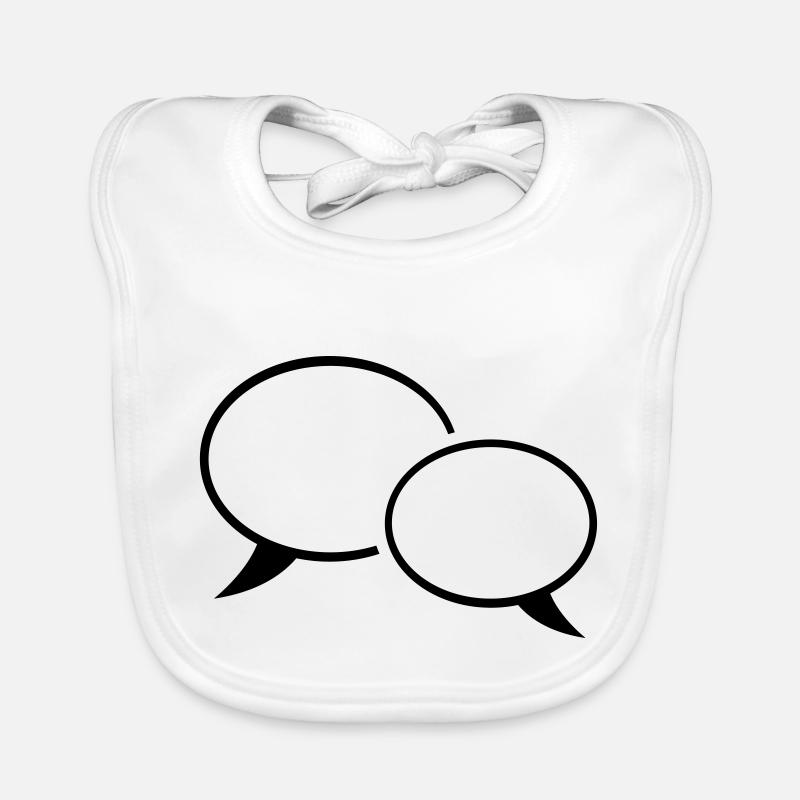 sprechblase_f1 Bavoir bio Bébé