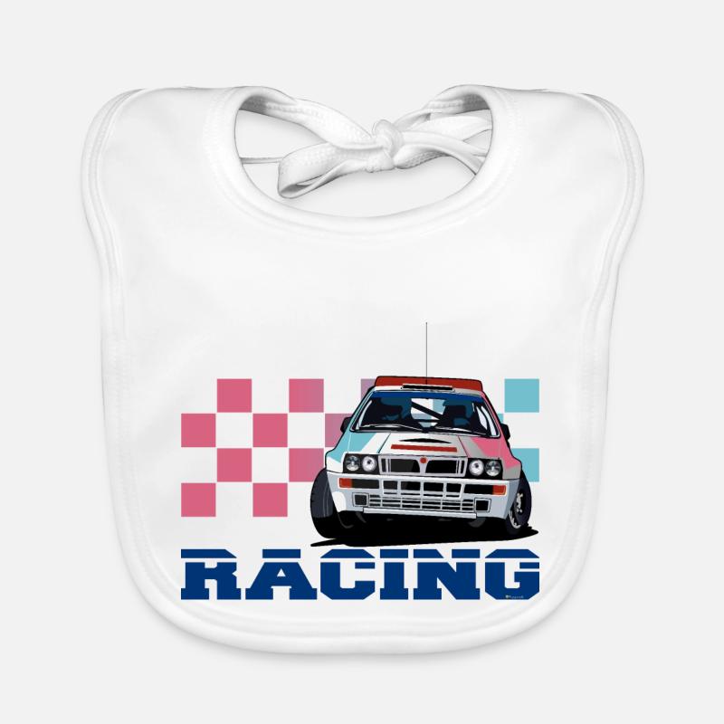 Rallye-Auto Baby Bio-Lätzchen