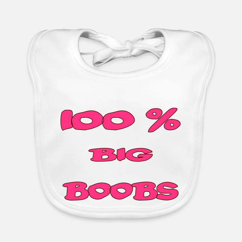 100 % big boobs Bavoir bio Bébé