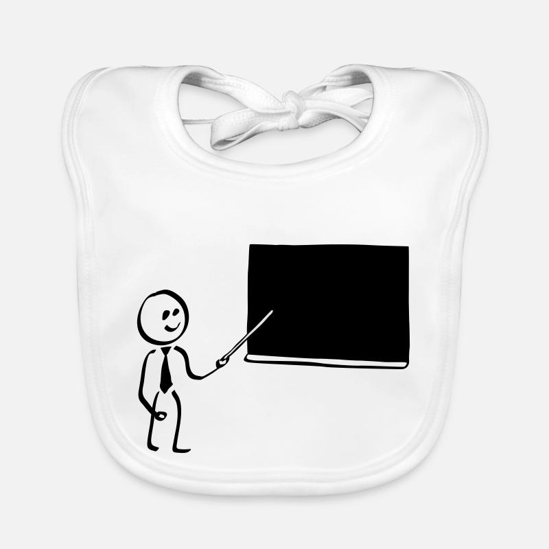 strichmann tafel Baby Bio-Lätzchen