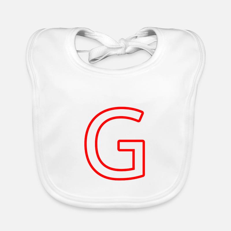 G - Baby Bio-Lätzchen - Weiß