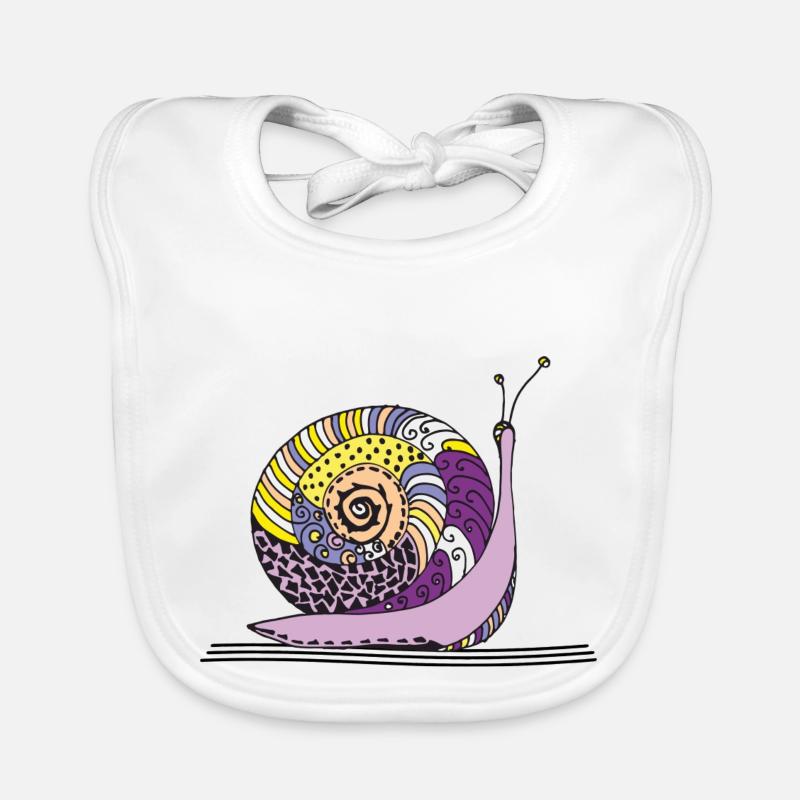 Snail Organic Baby Bibs