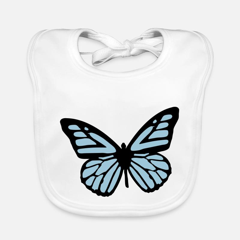 butterfly - papillon Bavoir bio Bébé